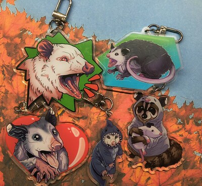 Pick-O-Possum Key Chains/ Bag Charms (solde separately)