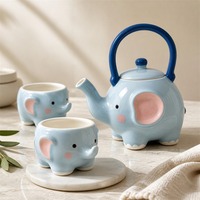 Little Elephant Ceramic Tea Set - Thumbnail 1