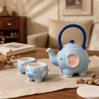 Little Elephant Ceramic Tea Set - Thumbnail 2