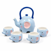 Little Elephant Ceramic Tea Set - Thumbnail 5