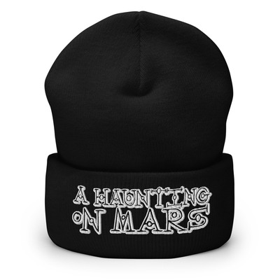 A haunting on mars cuffed beanie