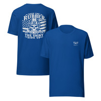TWT "Keep The Rubber Side Down, Shiny Side up" Premium Unisex t-shirt - Thumbnail 6