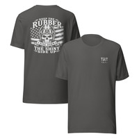 TWT "Keep The Rubber Side Down, Shiny Side up" Premium Unisex t-shirt - Thumbnail 7