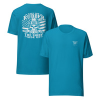 TWT "Keep The Rubber Side Down, Shiny Side up" Premium Unisex t-shirt - Thumbnail 8