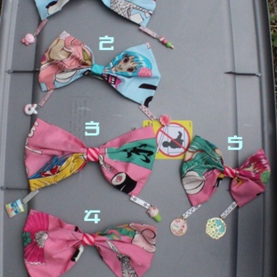 Japanajuku japanese themed hairbows and pin