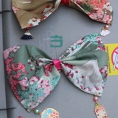 Japanajuku japanese sakura mt. fuji themed hairbows