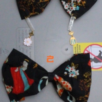 Japanajuku japanese geisha themed hairbows