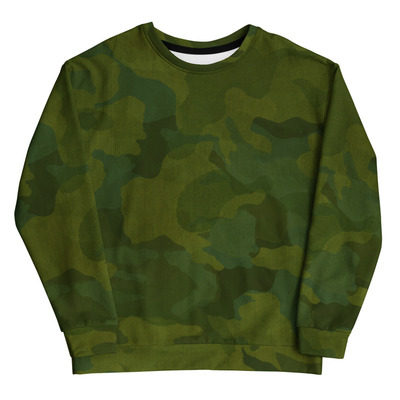 Woodland military camouflage man's sweatshirt