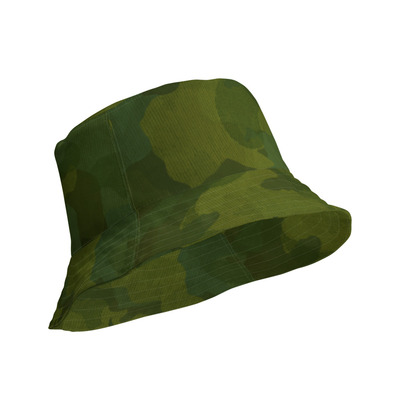 Woodland military camouflage reversible bucket hat
