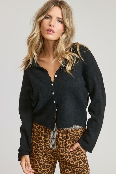 Lightweight Button Cardigan