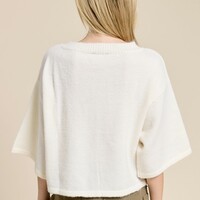 Wide Sleeve Button Cardigan - Thumbnail 1