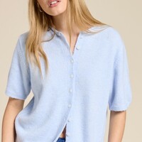 Short Sleeve Button Cardigan - Thumbnail 2