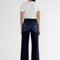 Mica Wide Leg Cuffed Jean - Thumbnail 2