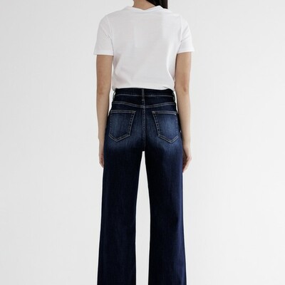 Mica wide leg cuffed jean