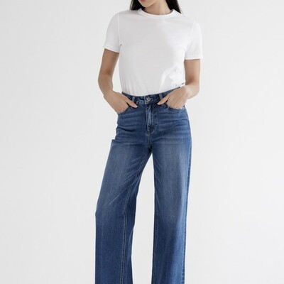 Mica high rise wide leg jean - Thumbnail 1