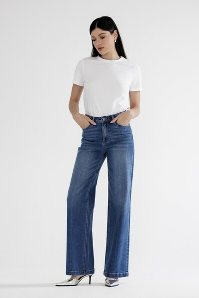 Mica High Rise Wide Leg Jean