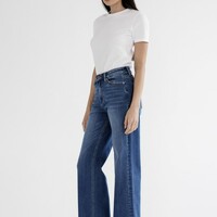Mica High Rise Wide Leg Jean - Thumbnail 1