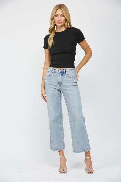 Mica High Rise Crop Jean