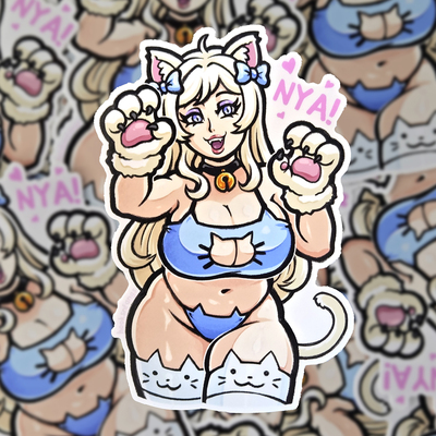 Sticker - muchi muchi kitty
