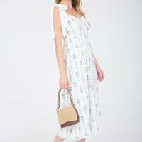 Floral Corset Dress - Thumbnail 1