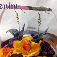 Origami Crane Earrings - Textures Set - Thumbnail 3