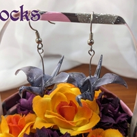 Origami Crane Earrings - Textures Set - Thumbnail 5