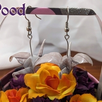 Origami Crane Earrings - Textures Set - Thumbnail 8