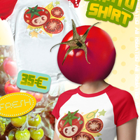 Tomato Baseball Baby Tee - Thumbnail 1