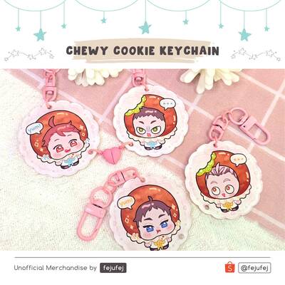 Haikyuu dubai chewy cookie keychain