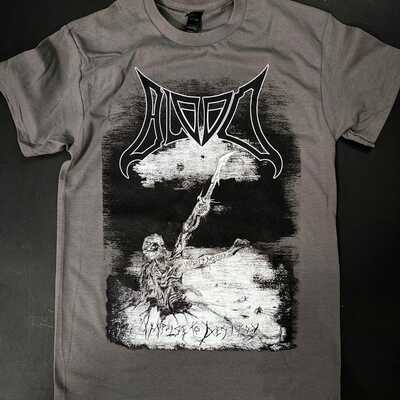 Blood 'impuse to destroy' charcoal gray  t-shirt