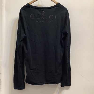 Gucci black logo long sleeve 2009