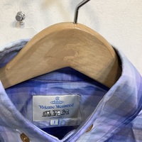 Vivienne Westwood Man blue plaid shirt type 3 - Thumbnail 3