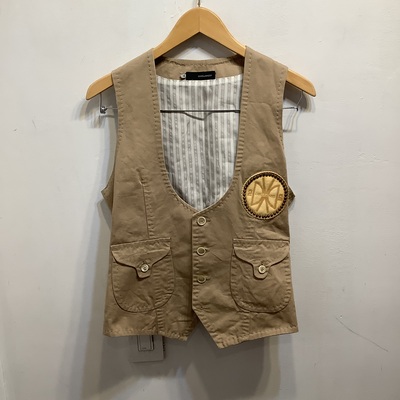 D Squared cotton vest