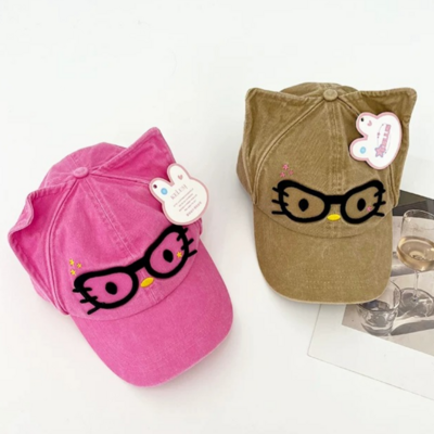 Kitty cat ear baseball caps