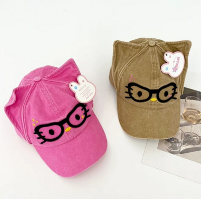 Kitty cat ear baseball caps