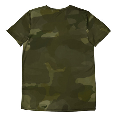 Desert military camouflage men's athletic t-shirt