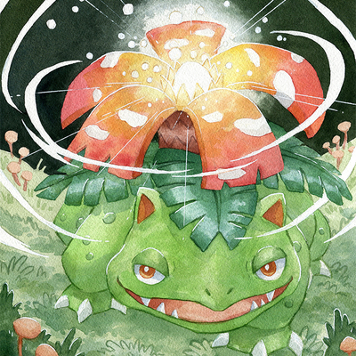 Shiny venusaur print - Thumbnail 1