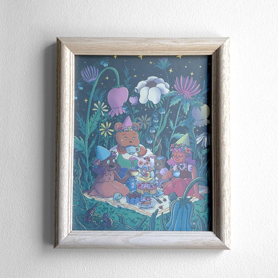 Tea party 8" x 10" print