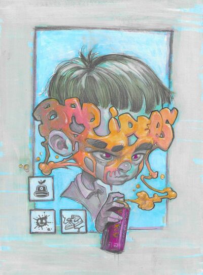 Drawing by Moi Martos "Bad Ideas"