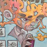 Drawing by Moi Martos "Bad Ideas" - Thumbnail 4