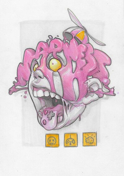 Drawing by Moi Martos "Madness"