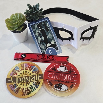 Persona acrylic coasters