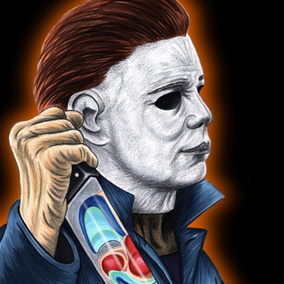 Knife mike print