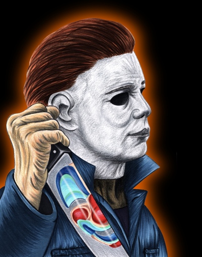 Knife Mike Print