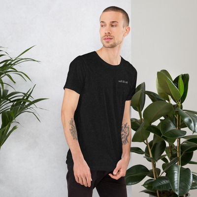 Soft life only t-shirt dark | minimal luxury everyday essential