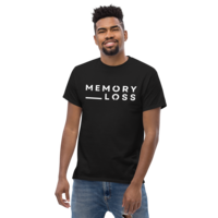 Memory Loss Logo Tee - BLACK [UNISEX] - Thumbnail 3