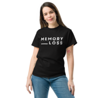 Memory Loss Logo Tee - BLACK [UNISEX] - Thumbnail 1