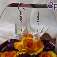 Origami Crane Earrings - Sparkly Set - Thumbnail 10