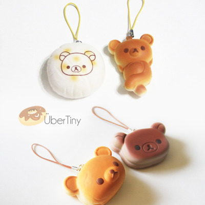 Rilakkuma bear squishies