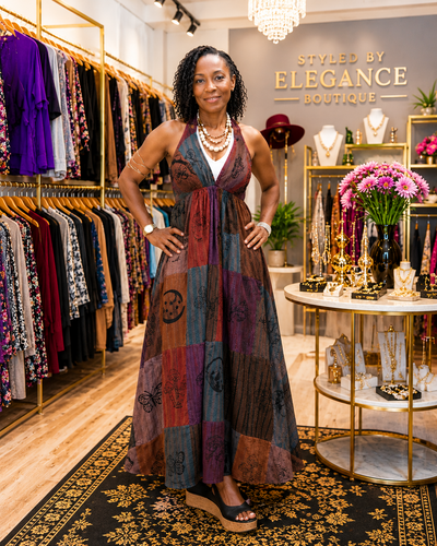 Autumn Whisper Hobo Dress 